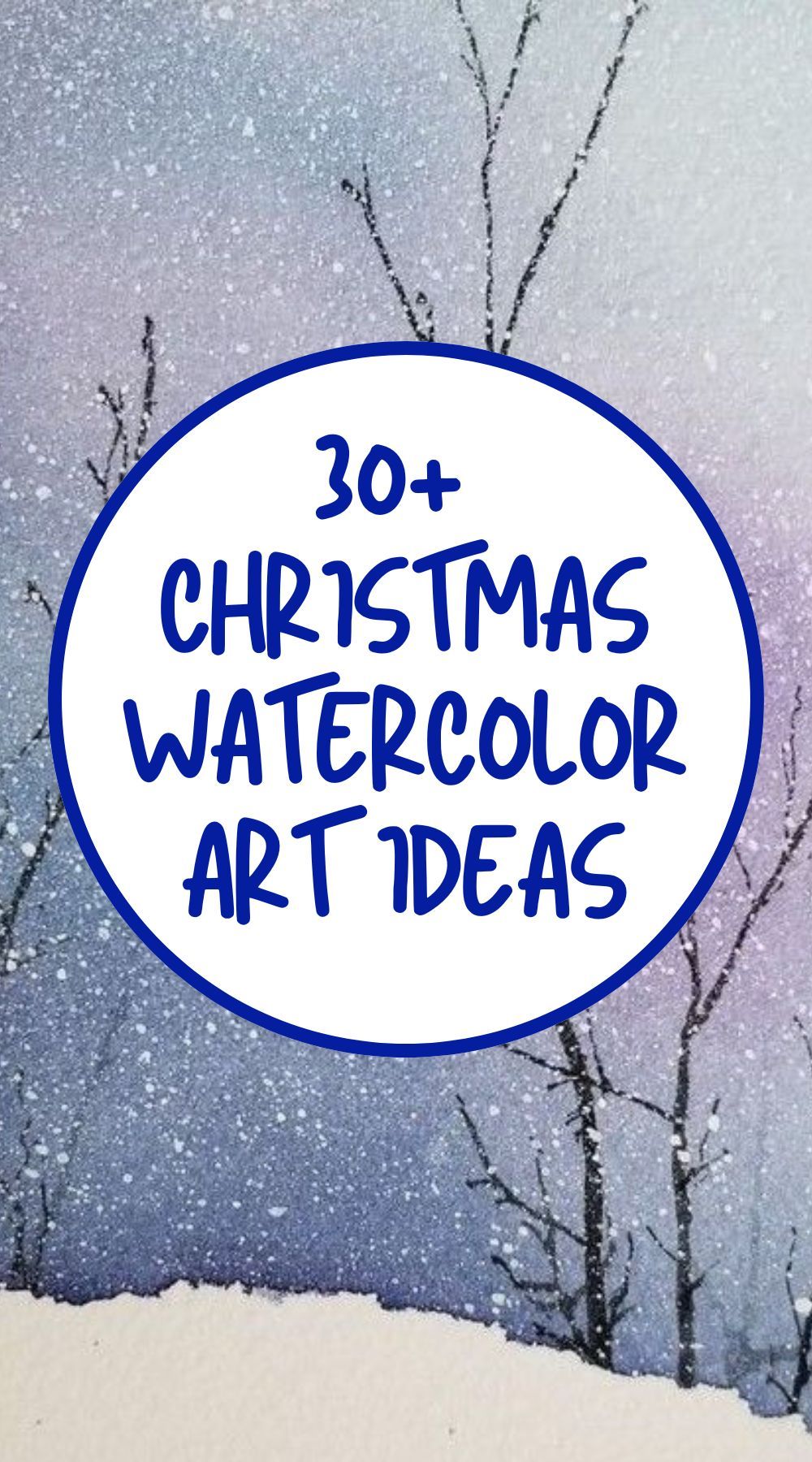 30+ Christmas Watercolor Painting Art Ideas You Must See