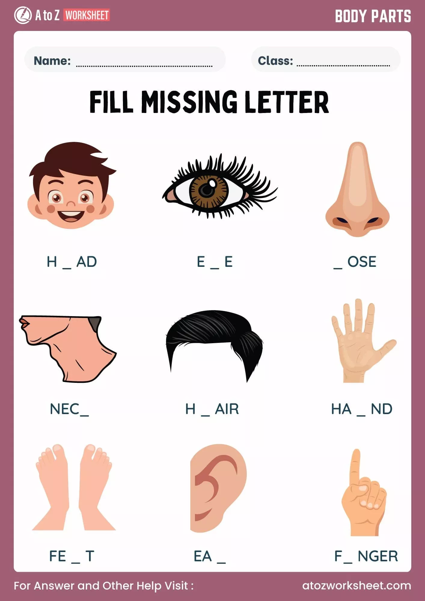 Free 100+ Worksheets For Nursery – Printable and Fun Learning Activities – A to Z Worksheet