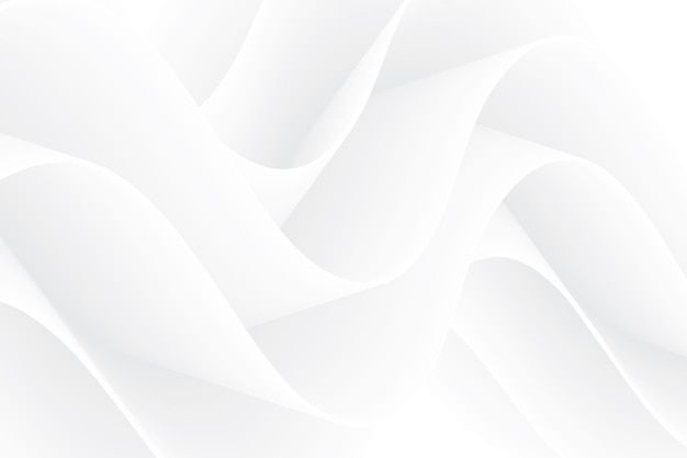 White abstract fluid flow background | Premium Vector