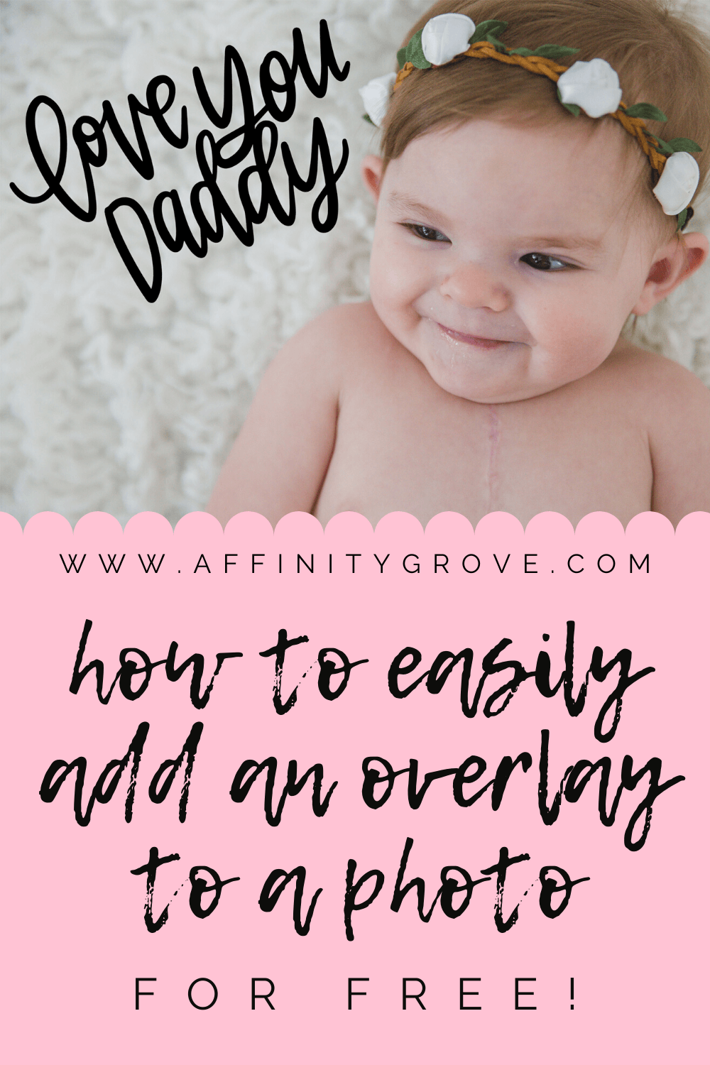 How to Add Word Overlay on Photos for FREE! • Affinity Grove