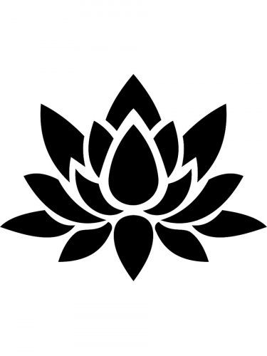 Free printable Lotus stencils and templates