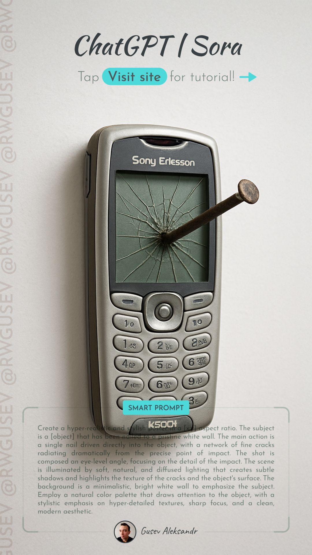 ChatGPT & Sora | Nailing Objects to a Wall