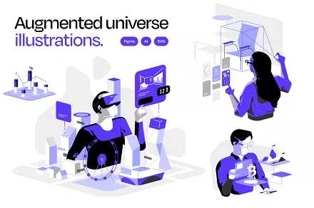 Modern flat design isometric concept