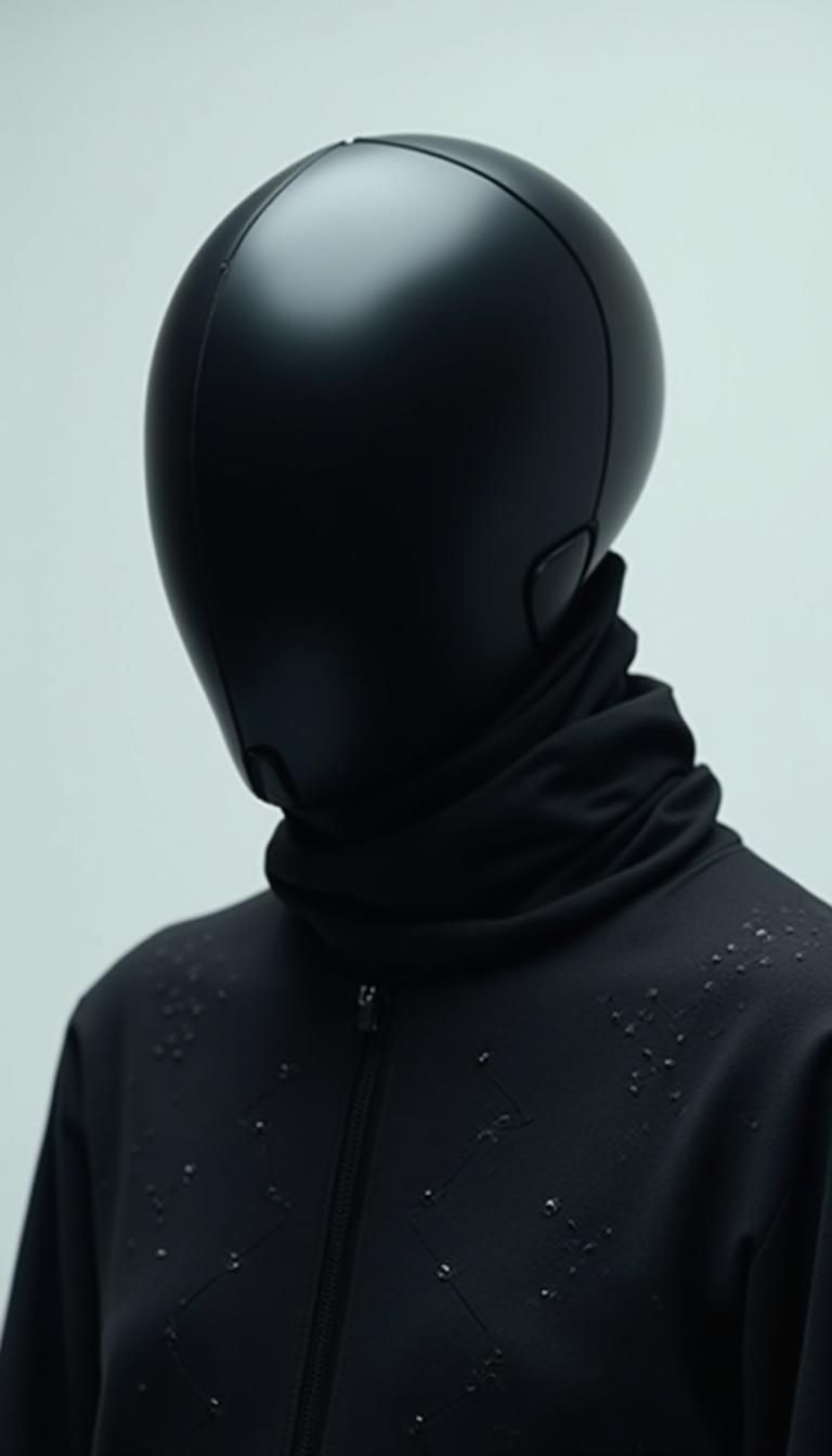 black full face helmet