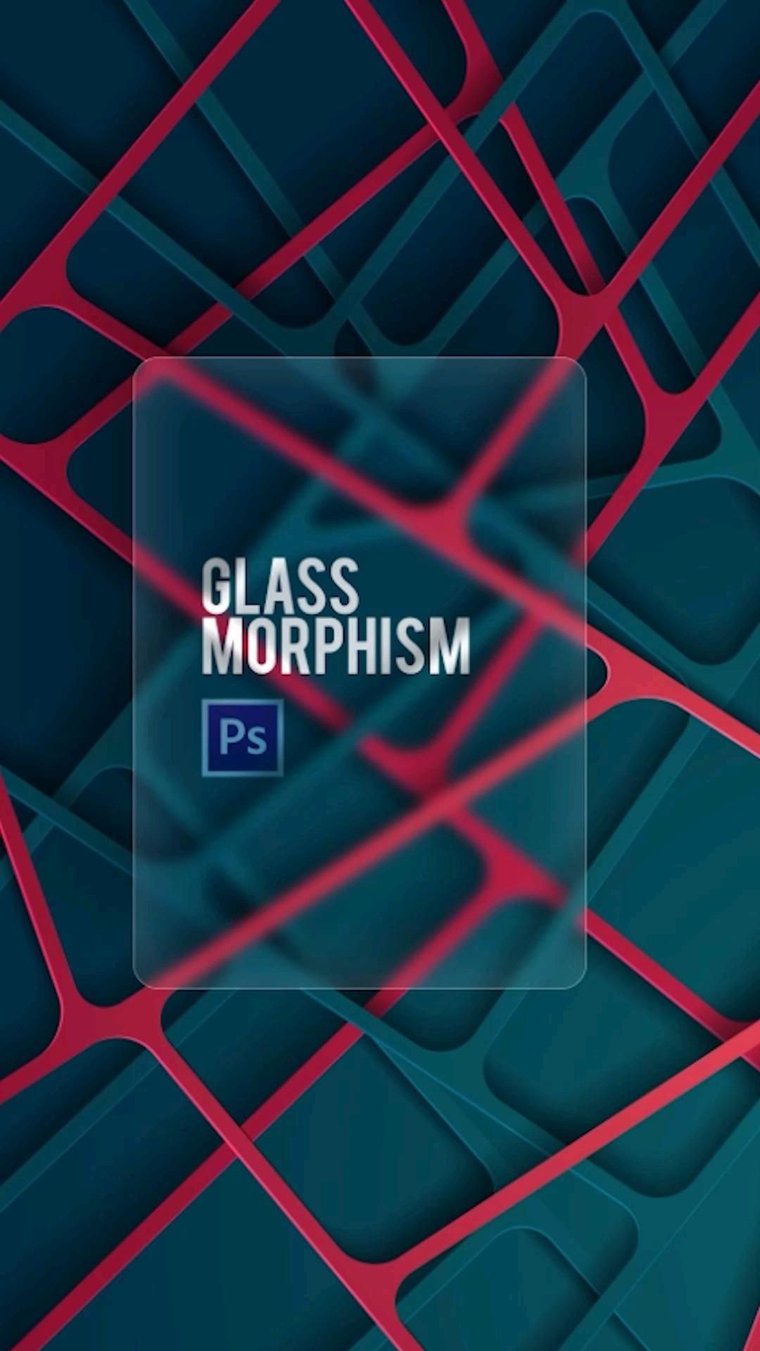 Glass Morphism effect in Adobe Photoshop