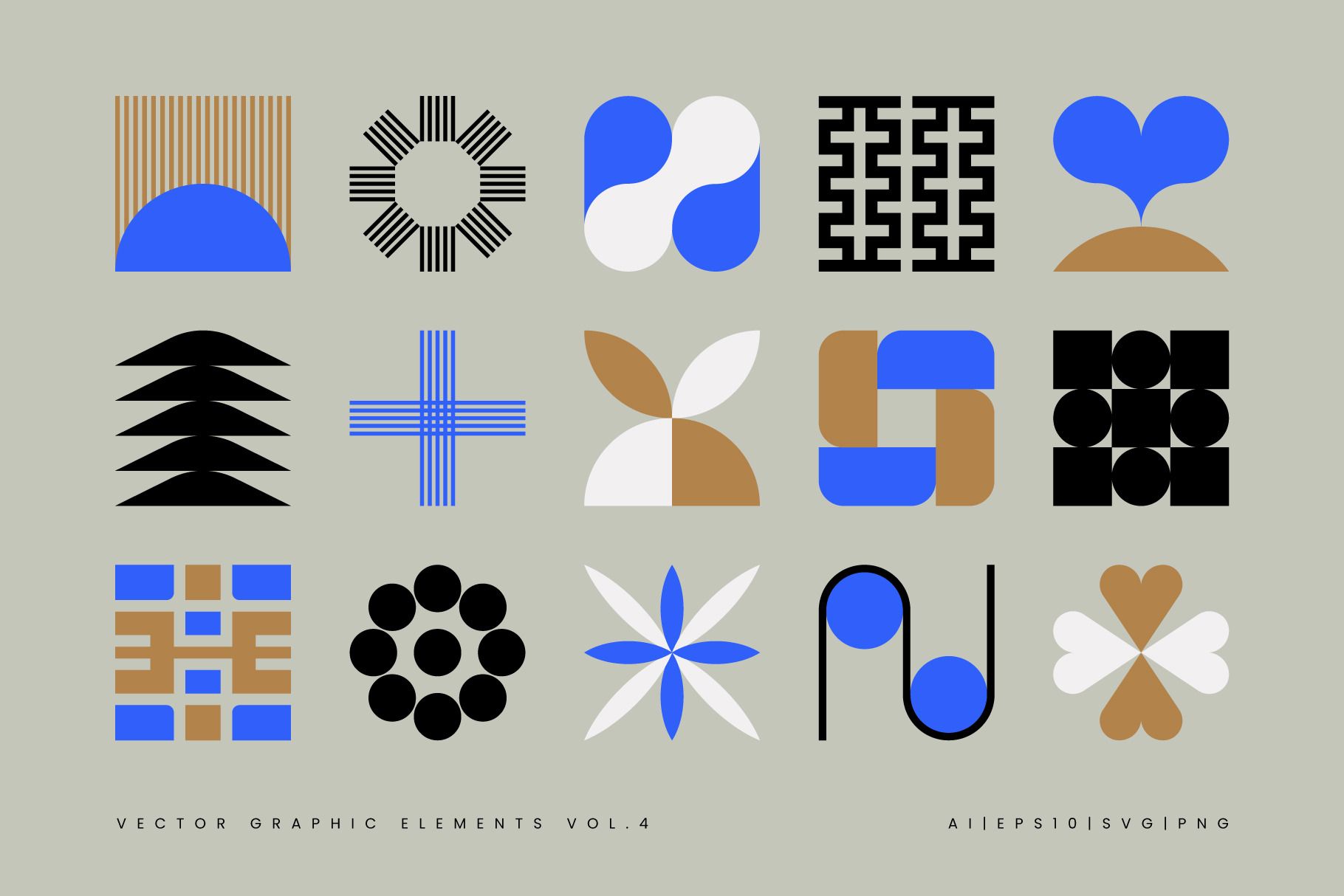 Vector Graphic Elements – Vol.4 | Léo Alexandre