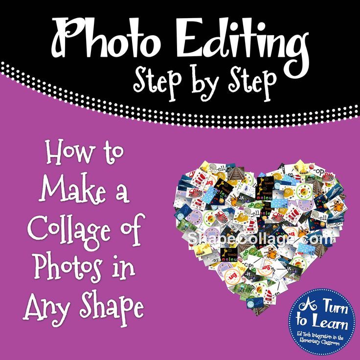 How to Make a Collage of Pictures in Any Shape! • A Turn to Learn