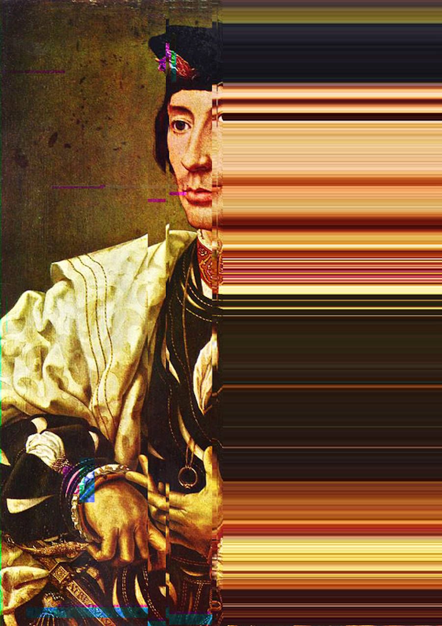 Glitch Art in Renaissance Paintings