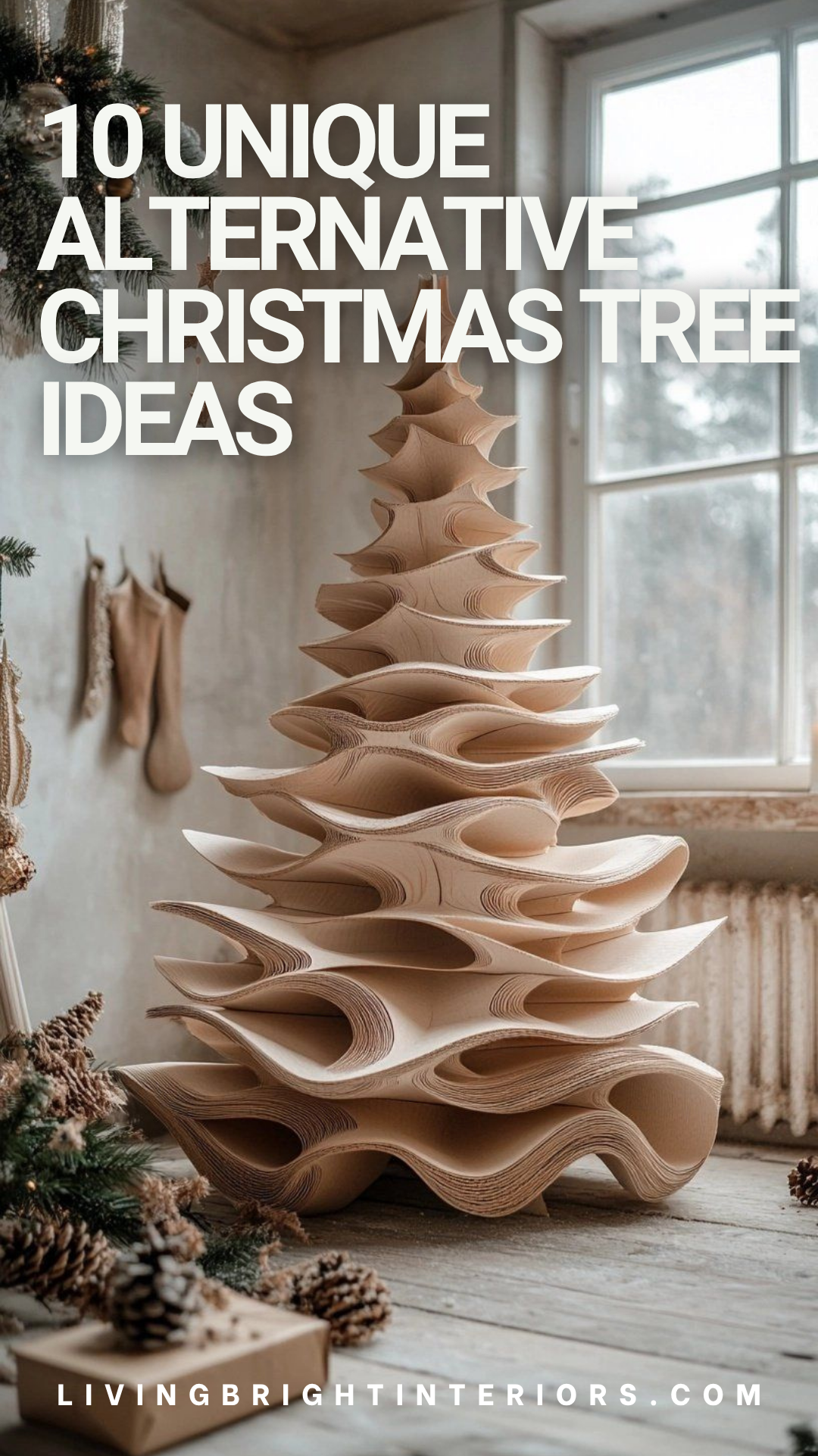 10 Creative Alternative Christmas Tree Ideas for a Unique  — Living Bright Interiors