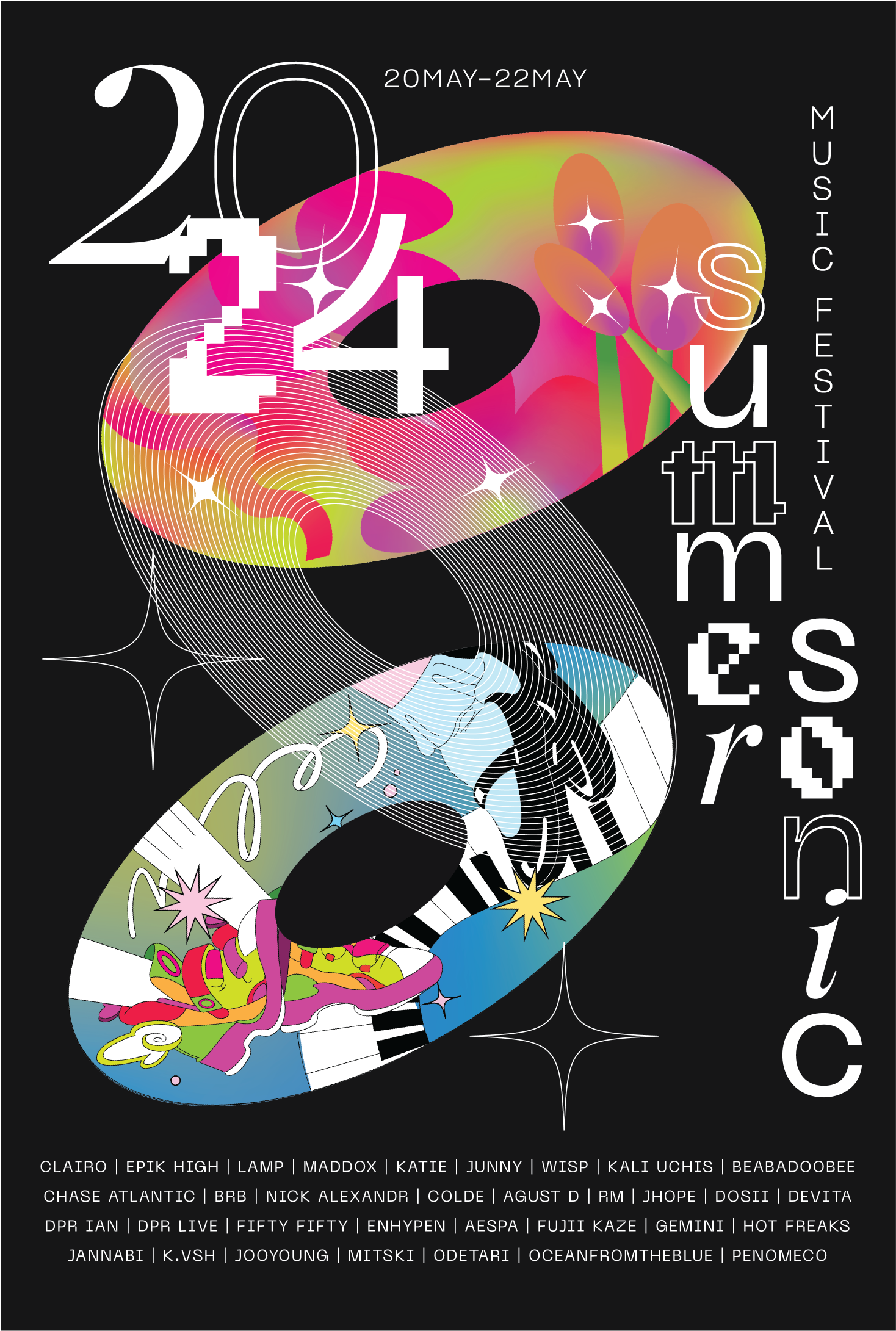 graphic music poster