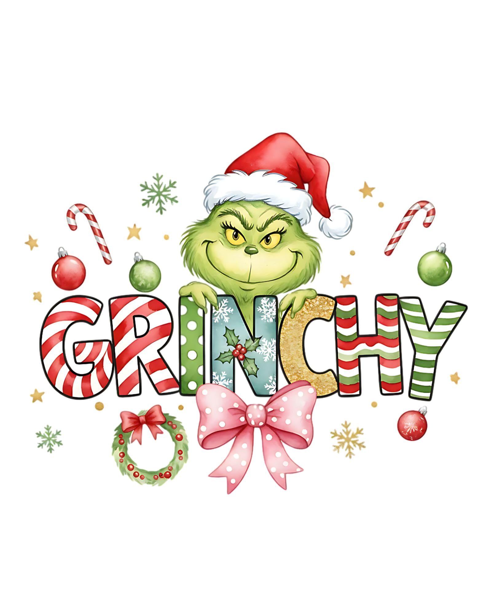 Drôle de personnage de Noël vert PNG | Conception de sublimation de chemise de vacances de Noël