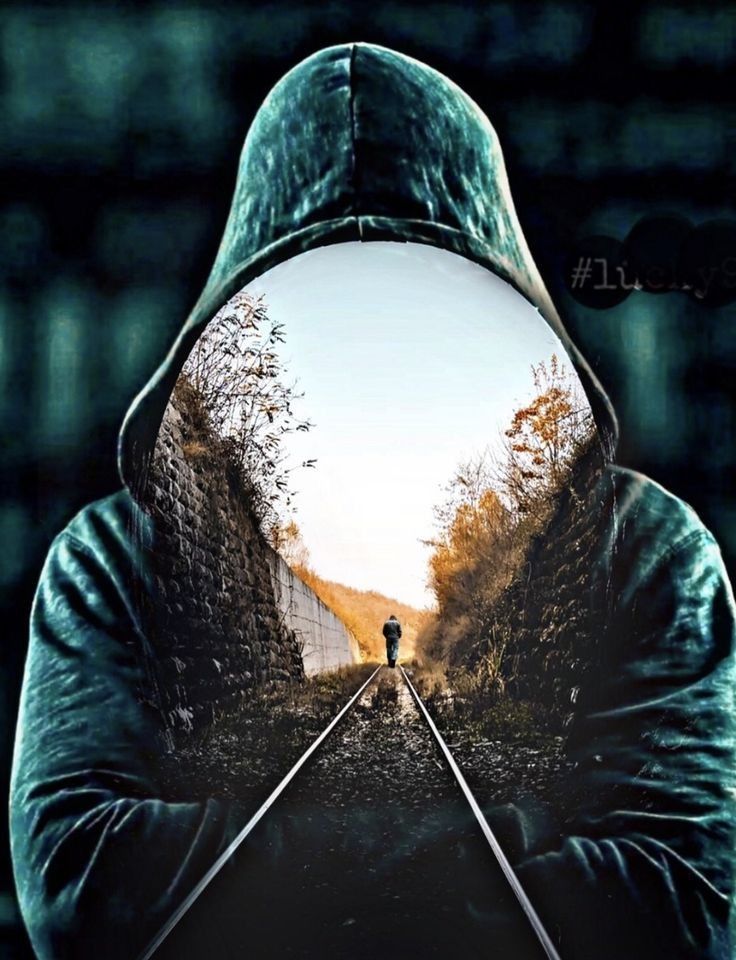 The face we wear is just the path we walk through.