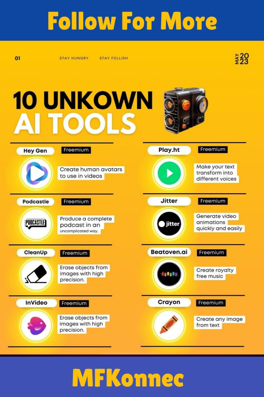 10 Unknown AI Tools That Will Change Your Life