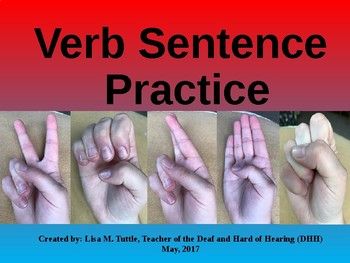 Verb Sentence Practice PowerPoint
