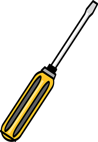 Download Screwdriver, Screw, Driver. Royalty-Free Vector Graphic