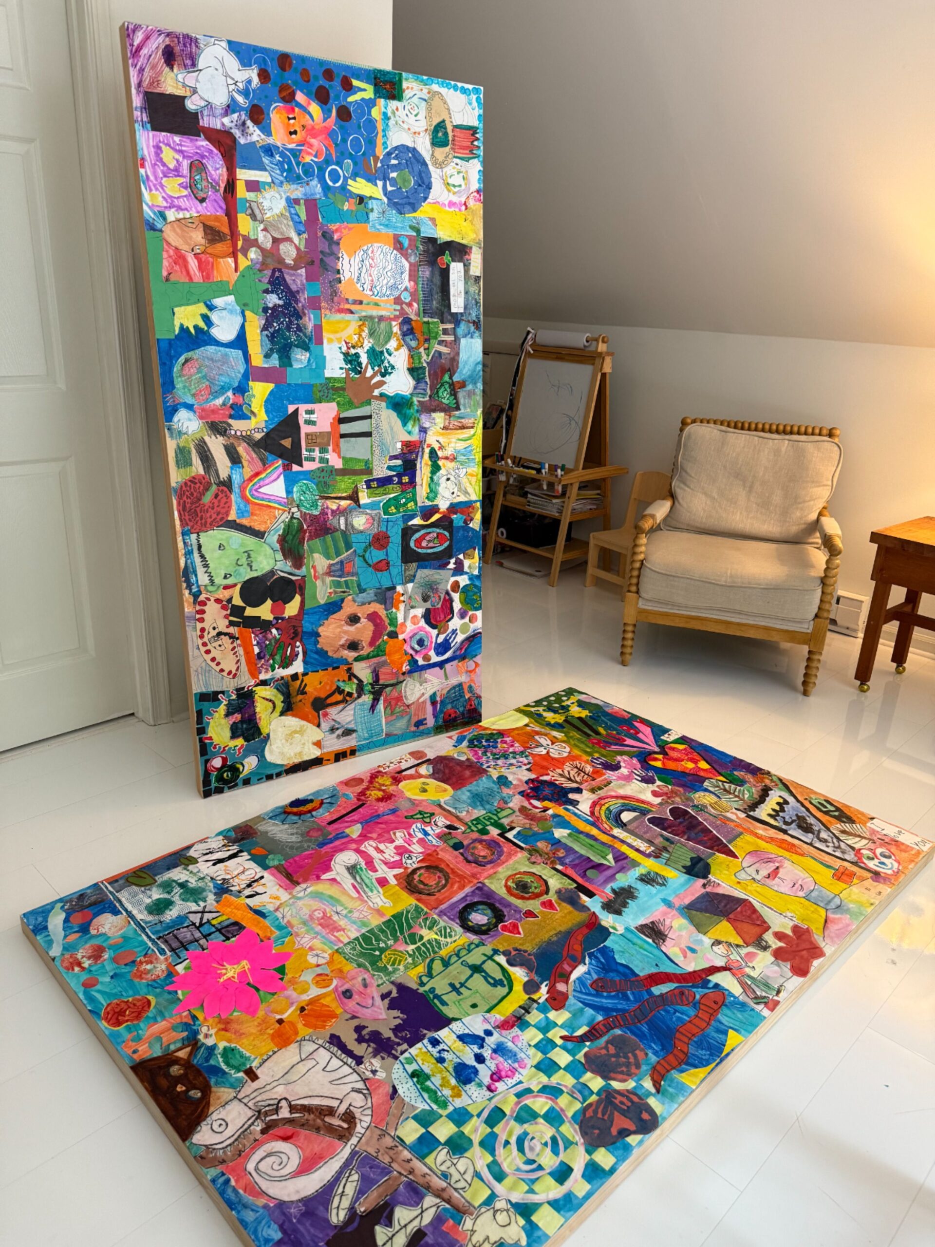 Collage Made From Your Child’s Artwork