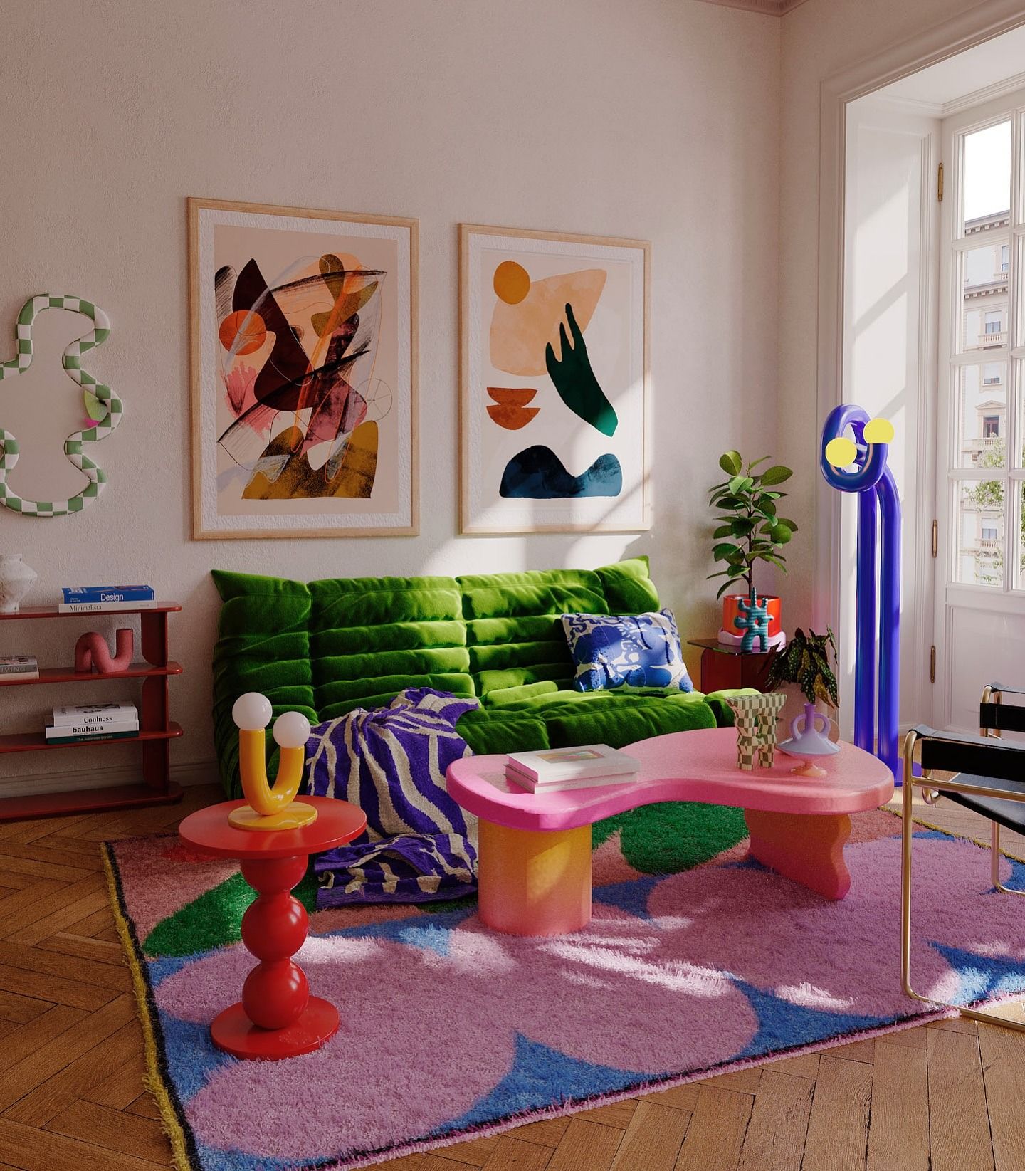 17 Pastel Living Room Ideas with a Bold Twist