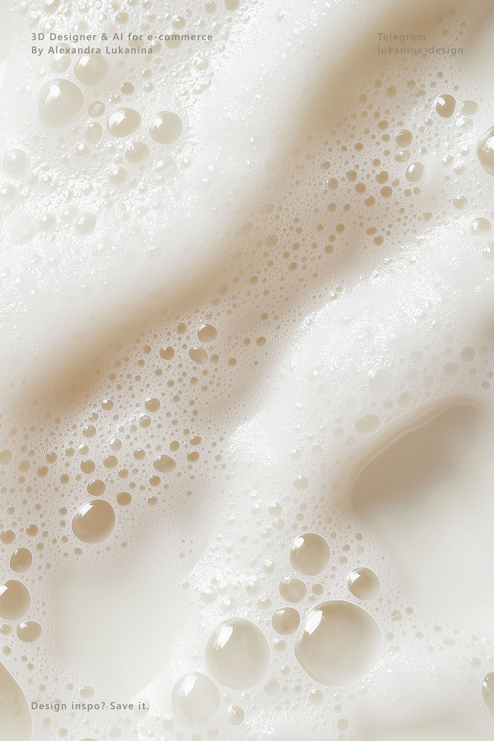 Creamy Foam Texture — Aesthetic Visual for Skincare & Clean Beauty Brands