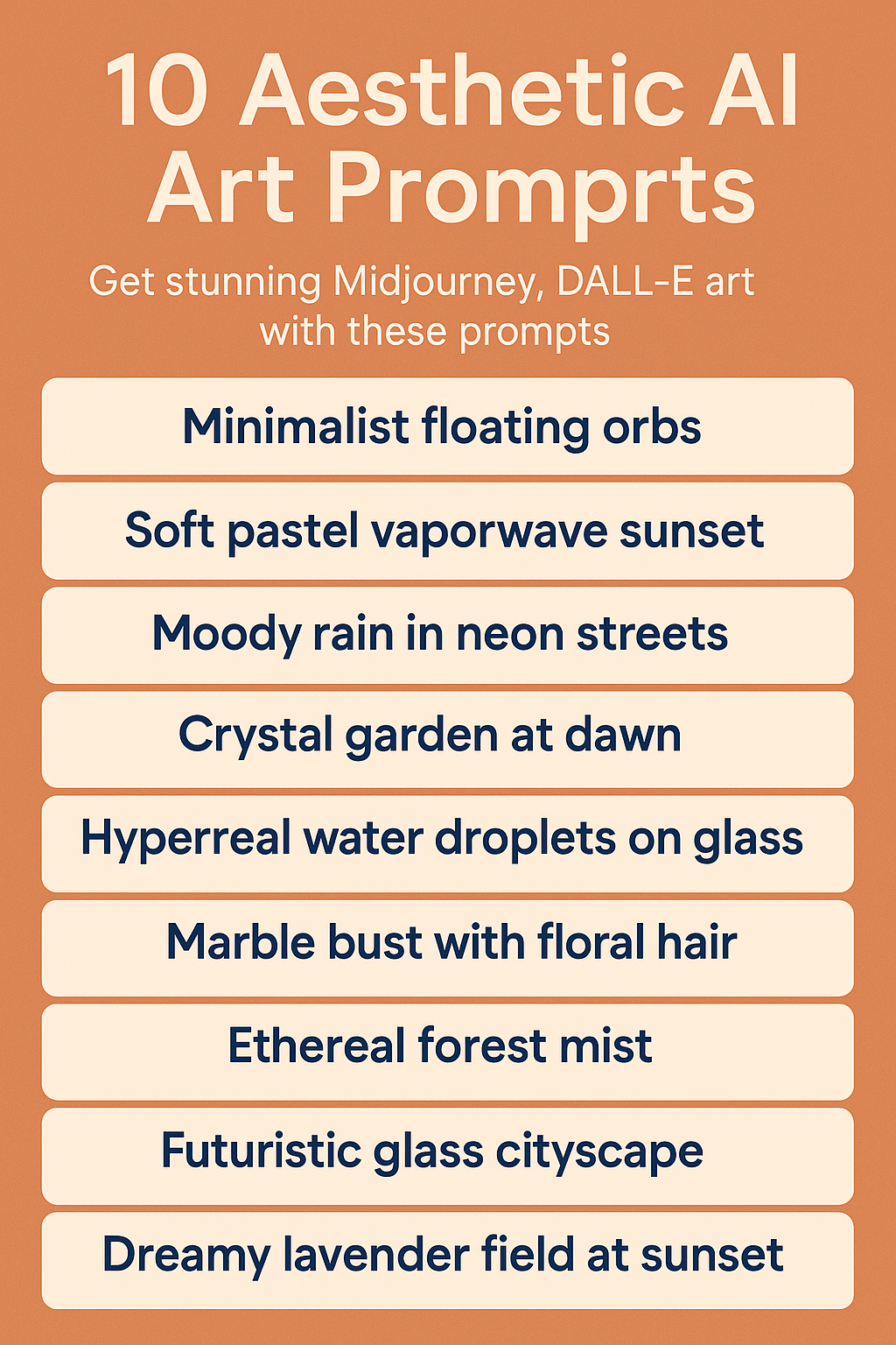 10 Aesthetic AI Art Prompts for Stunning Midjourney Creations