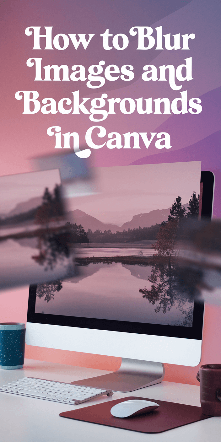 Learn How to Blur Images and Backgrounds in Canva Like a Pro with These Simple