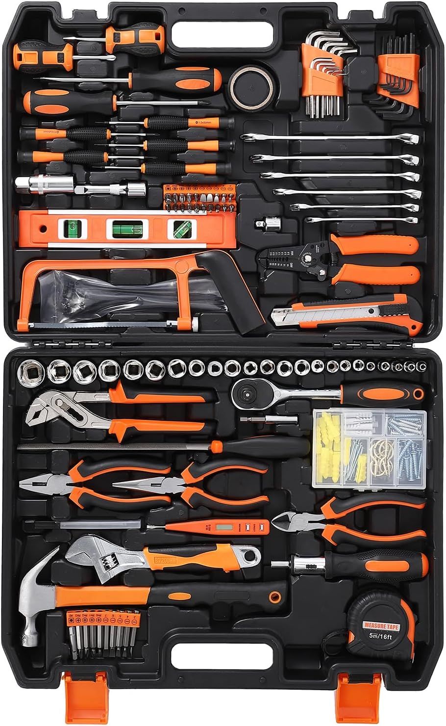 Piece Socket Wrench Auto Repair Tool Combination Package Mixed Tool Set, General Household Home