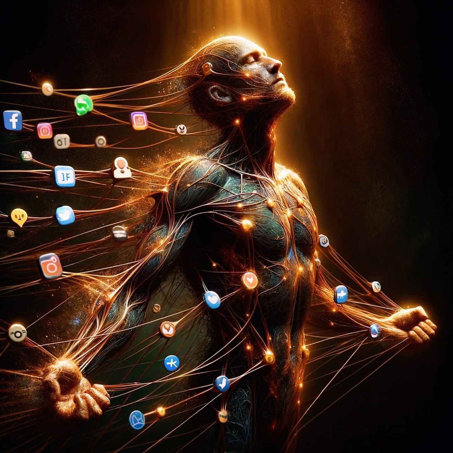 Trapped in social web