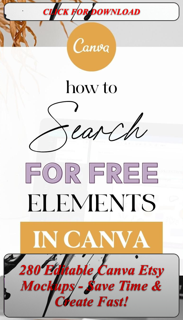 Get Canva Etsy Mockup Templates | 280 Editable Listing Images Now!