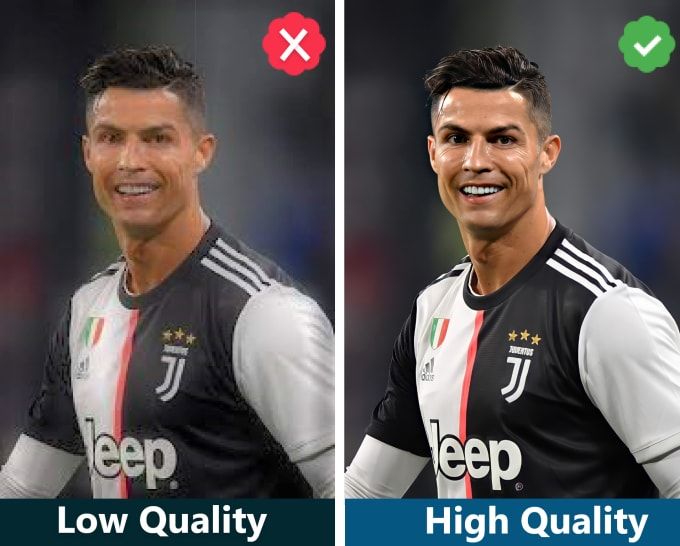 I will enhance, improve, upscale low res photo to high resolution