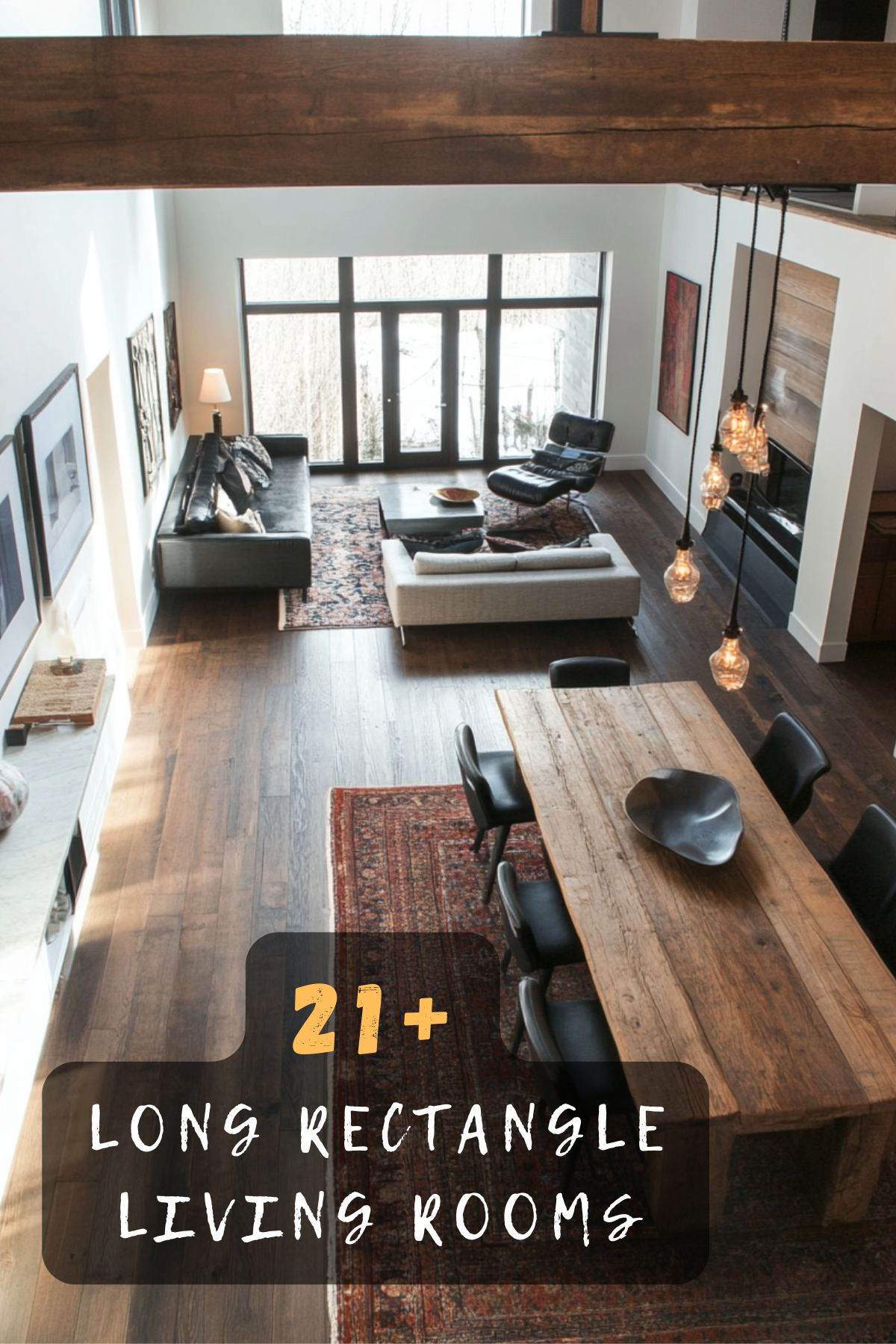 21 Long Rectangle Living Room Layouts That Maximize Space