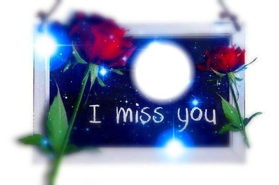 Photo frame effect i miss you – Pixiz