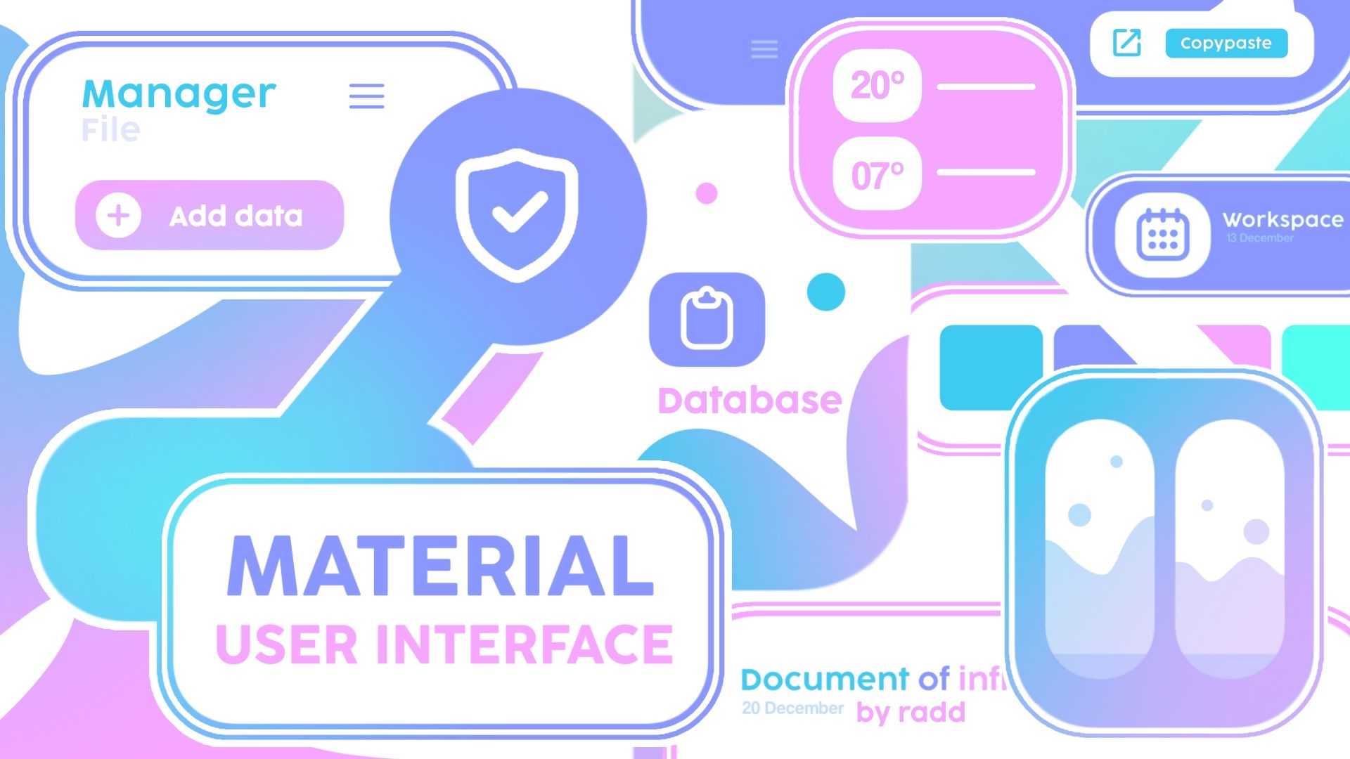 Big material UI V1 graphic design by R4ADDX