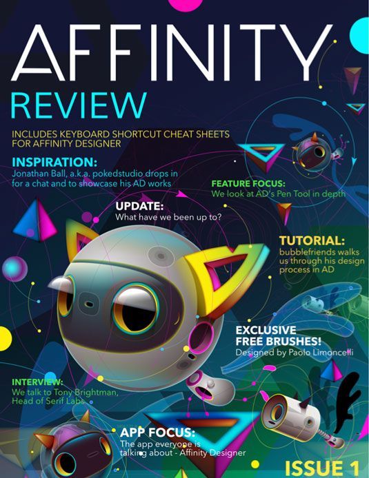 photoshop pack | Free digital magazine on Affinity Designer to download today