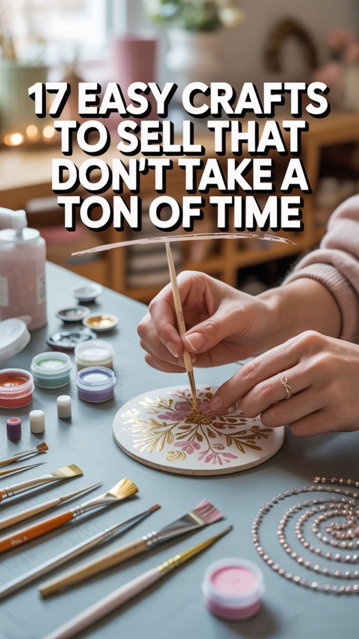 17 Easy Crafts to Sell That Are Cute AND Profitable