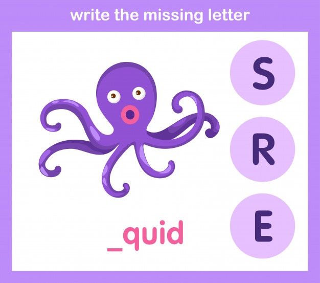 Write the missing letter | Premium Vector