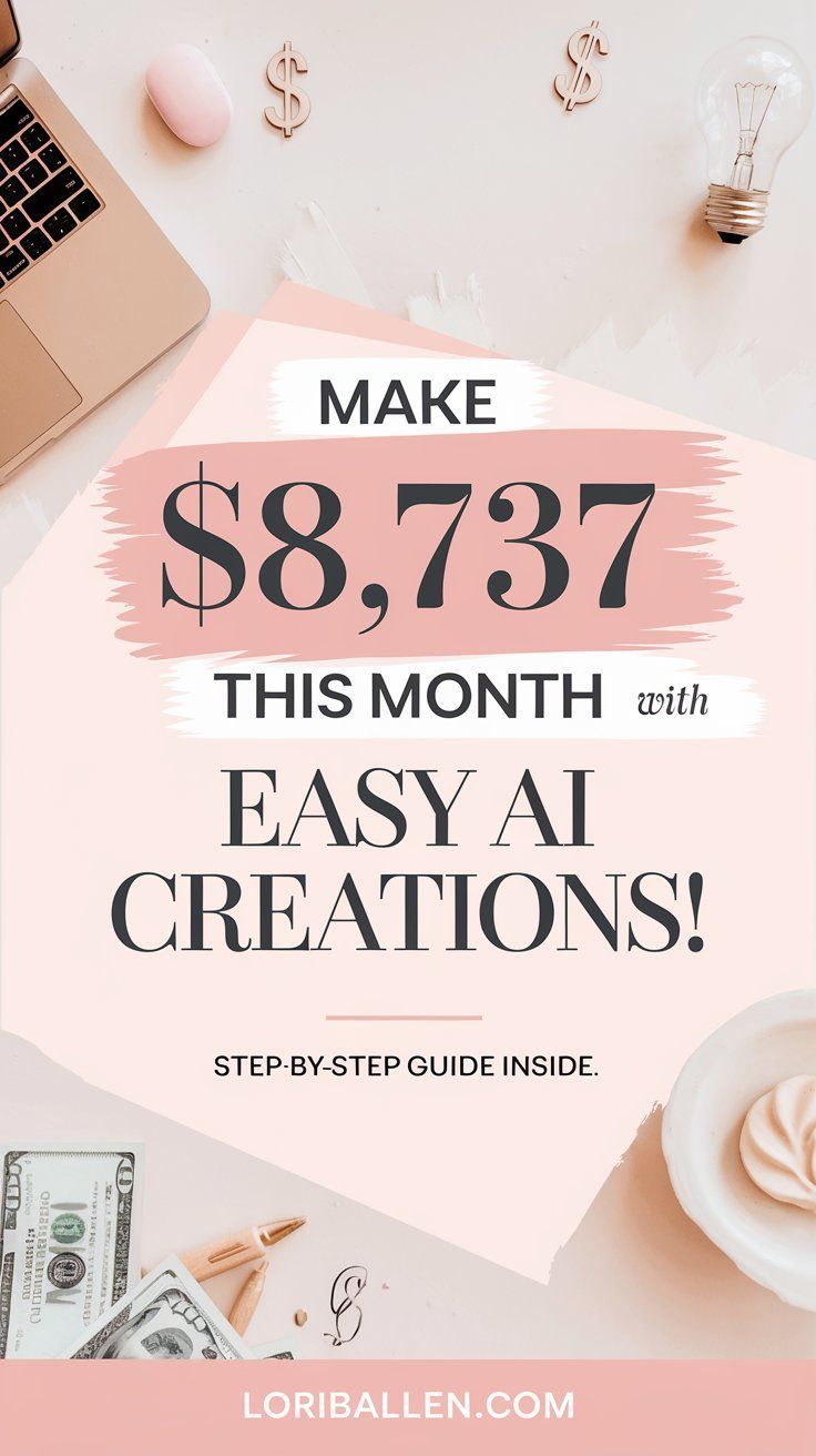 How to Make ,737 This Month with Easy AI Creations