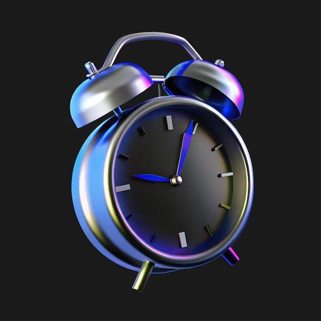 3d Shiny Holographic Alarm Clock