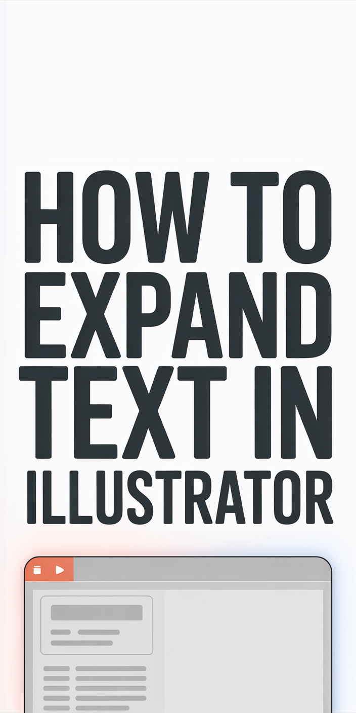 How to Expand Text in Illustrator (Create Editable Vector Letter Shapes)