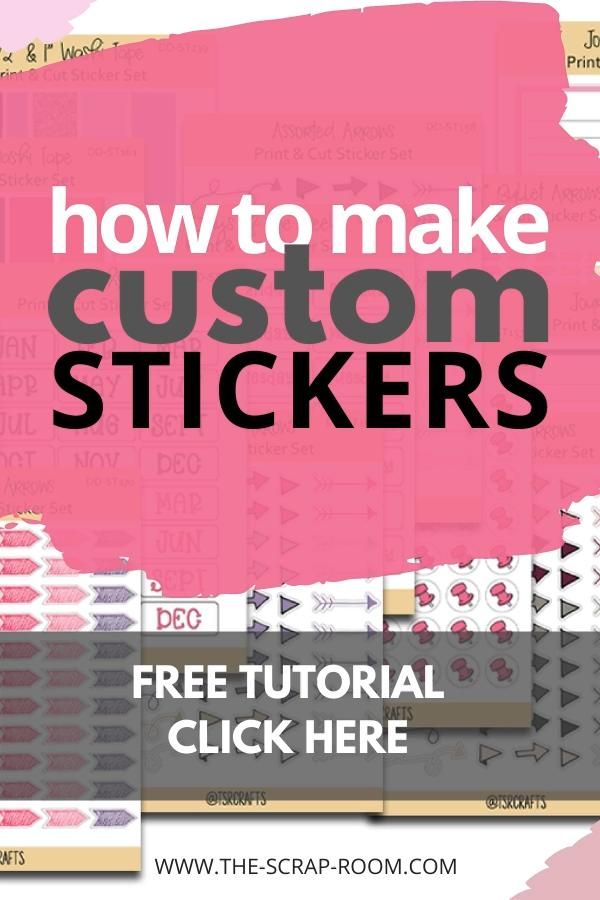 how to create your own custom stickers