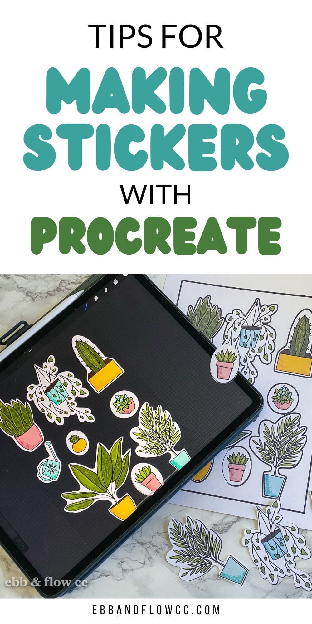 Tips for Making Stickers with Procreate