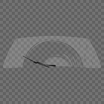 Clean Car Window With Wiper Without Water Vector PNG Images,  Auto, Drive, Clean PNG Transparent Background – Pngtree