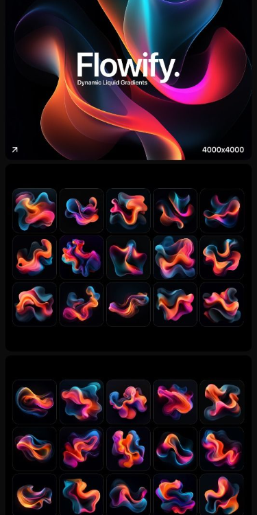 Flowify – Dynamic Liquid Gradients