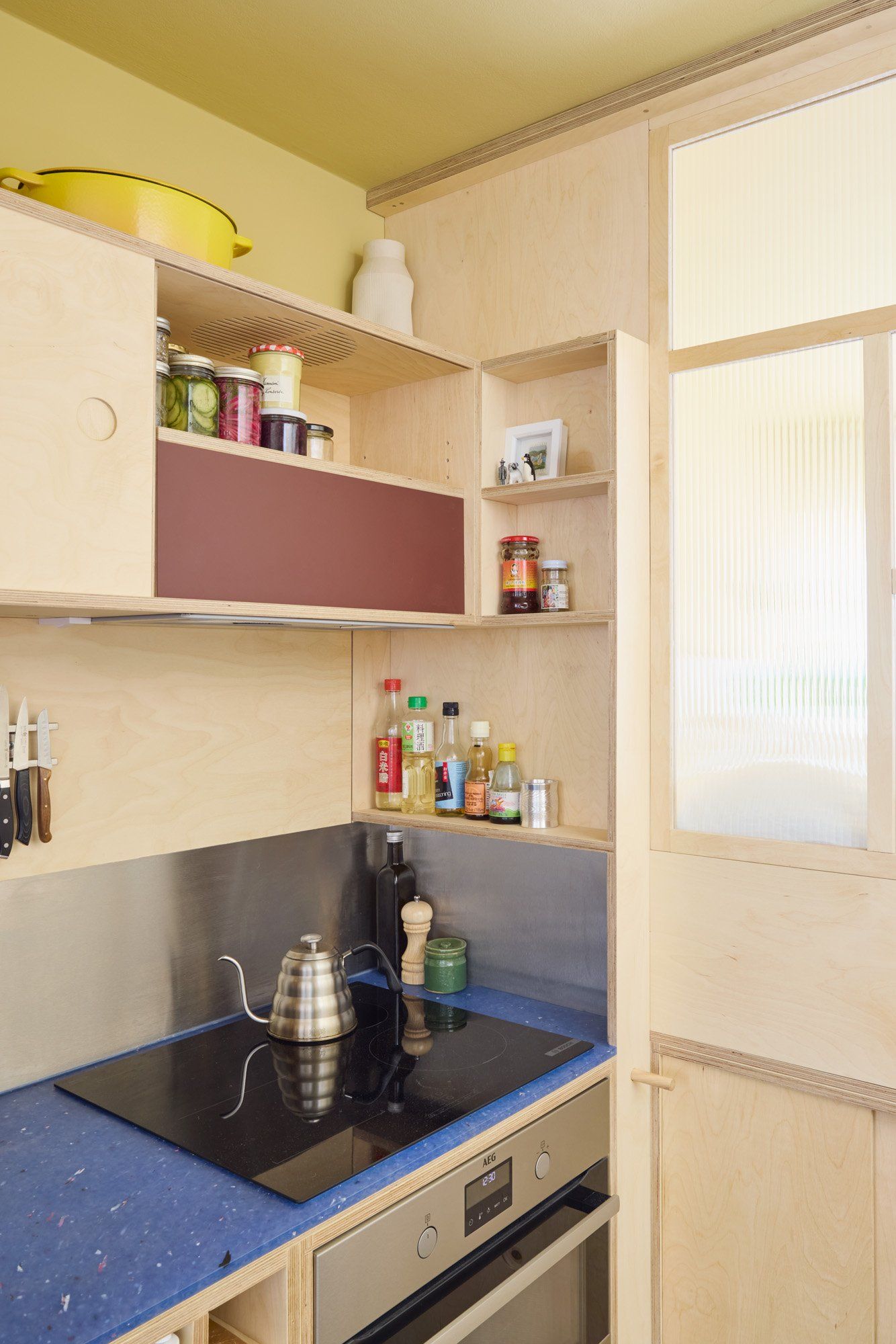 Built-in plywood furniture for Japanese-inspired small-space living, designed and made by Lozi — Lozi Designs