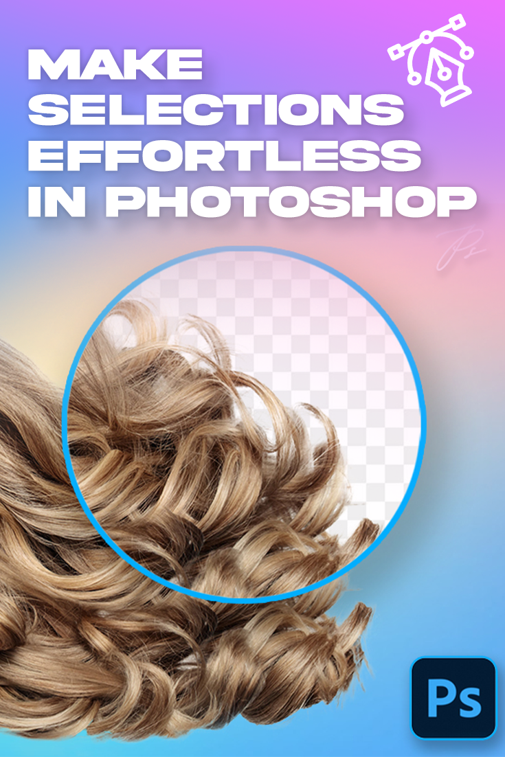 Make Photoshop Selection Easily with just 2 clicks | Remove backgrounds in Photoshop