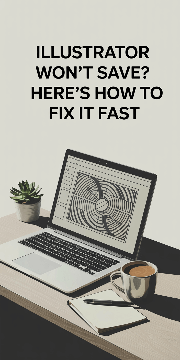 Illustrator Won’t Save? Here’s How to Fix It Fast