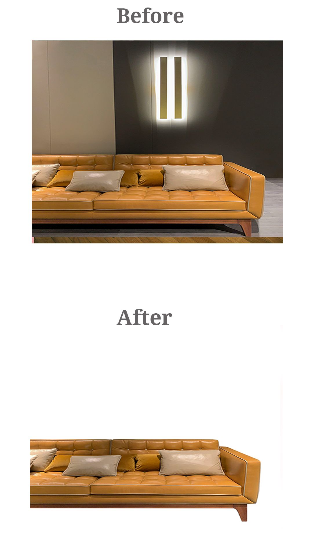 background Remove sofa