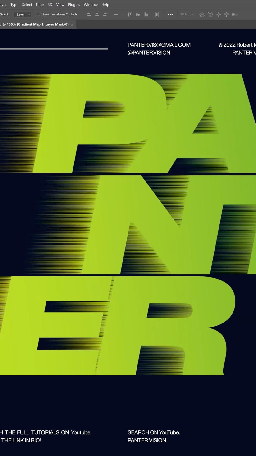 Text Speed Effect in Photoshop