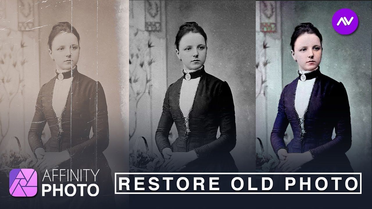 How to Restore Old Photo in Affinity Photo | Old Photo Restoration in Affinity Photo