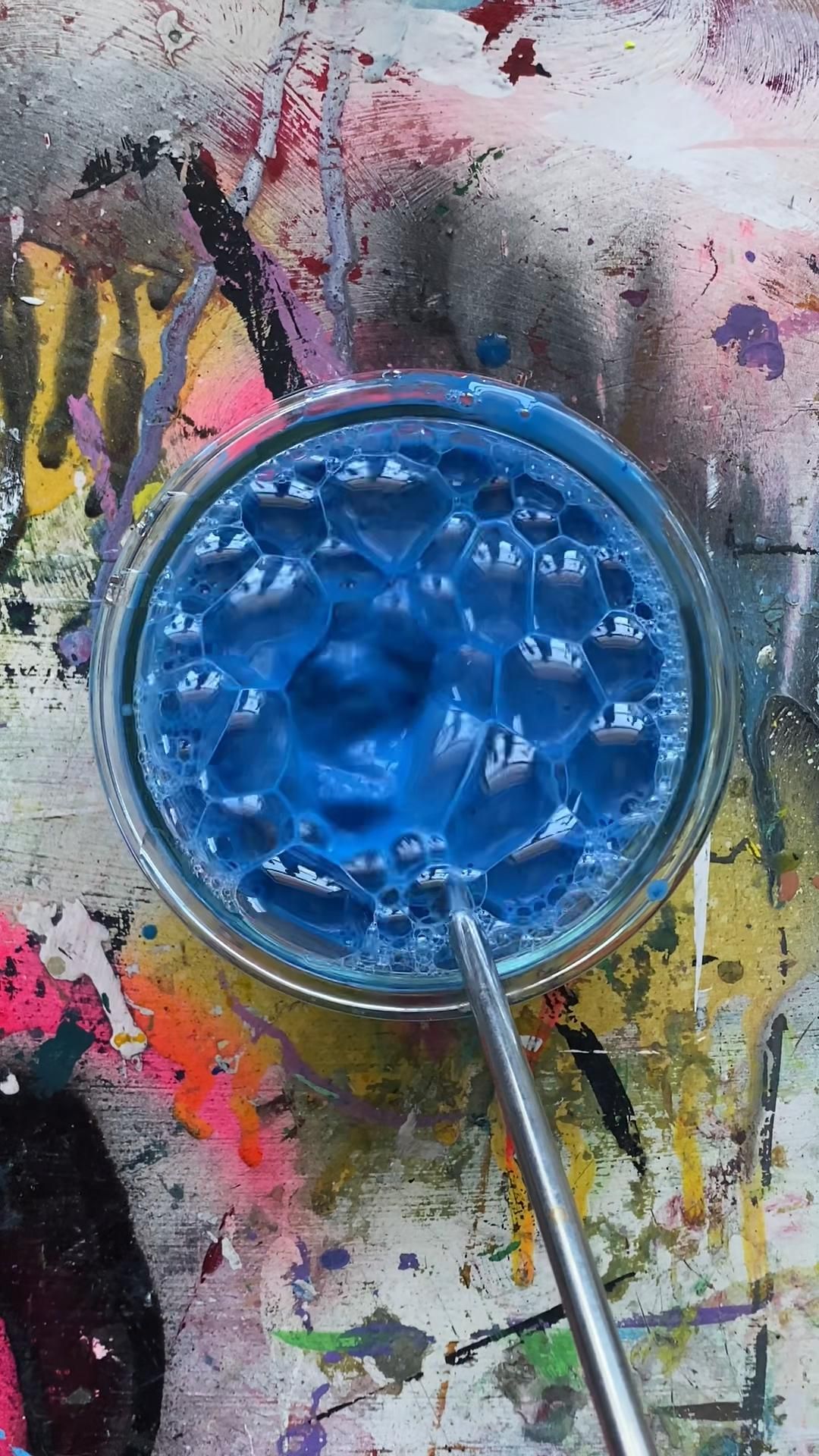 drawing with bubbles