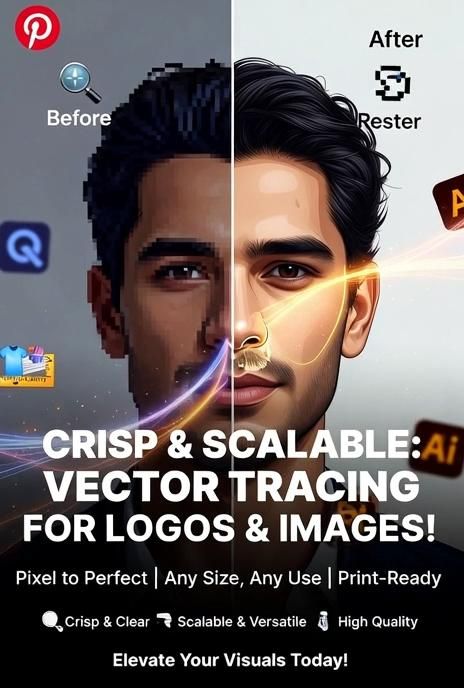 Professional Vector Tracing & Image Vectorization Services