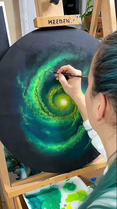 Technique d’art galactique par Mélyna Leclerc